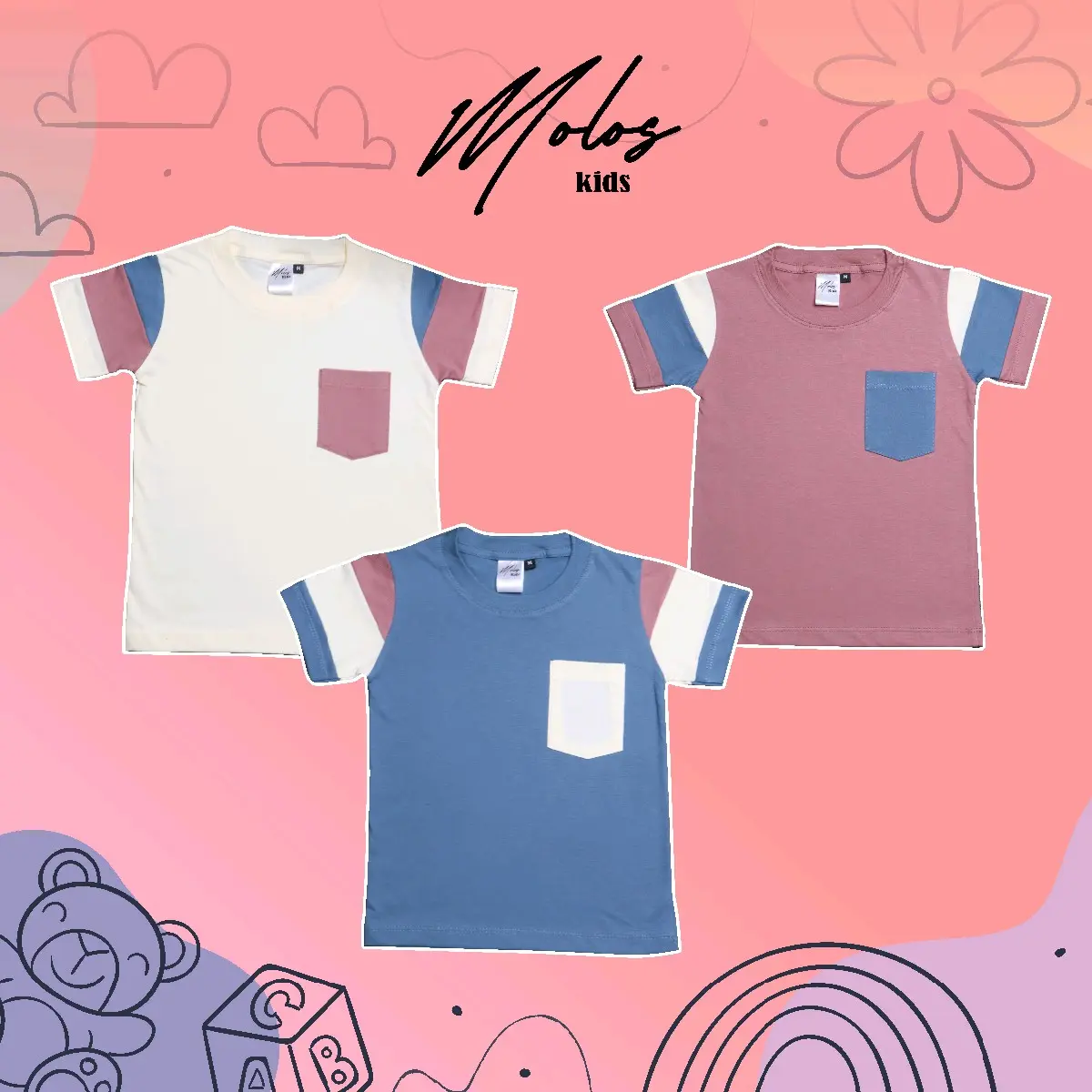 MOLOSKIDS KAOS ANAK PREMIUM COTTON COMBED 30S