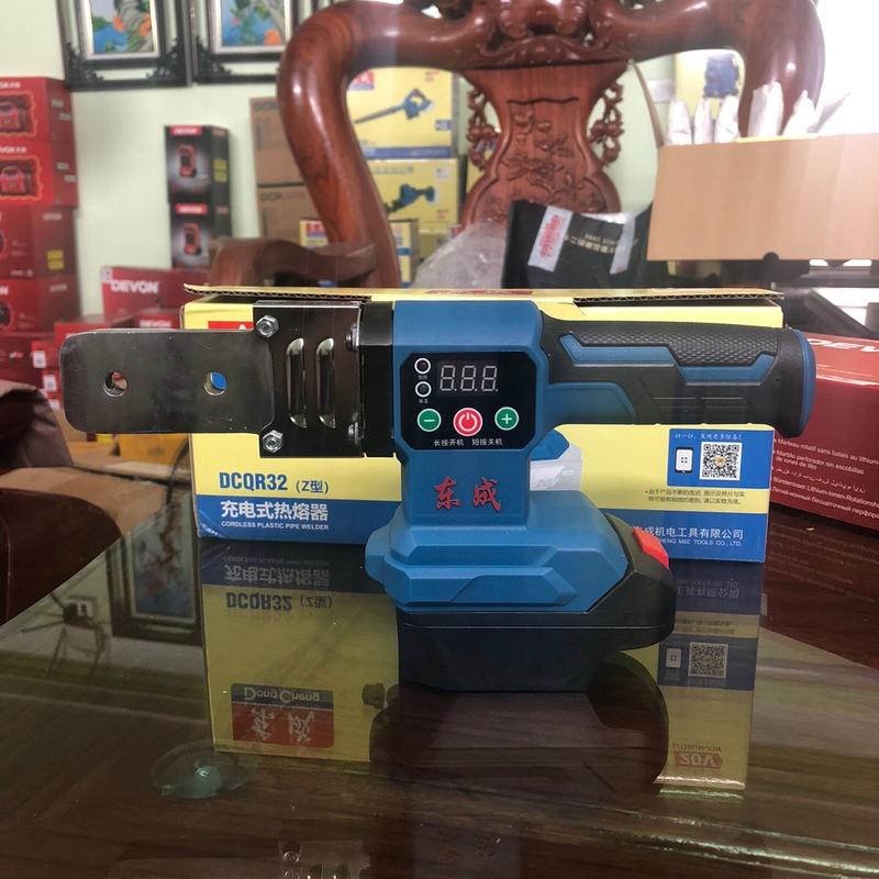 Thân máy hàn nhiệt PPr kèm đees chuyển chân pin dùng pin makita ( chân pin phổ thông ) chính hãng