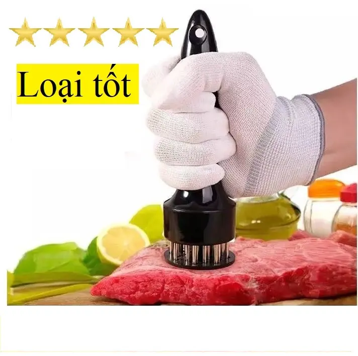 Dụng cụ nhà bếp nấu ăn đâm thịt, làm mềm thịt và ngon hơn gia vị châm bì xâm 0