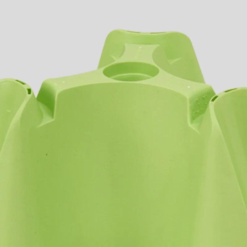 Product Introduction of Three-Petal Pot Decoration 1PC Plastic Stackable Vertical Flower Plant Pot Strawberry Seedling Holder Vegetable Planters Garden 8