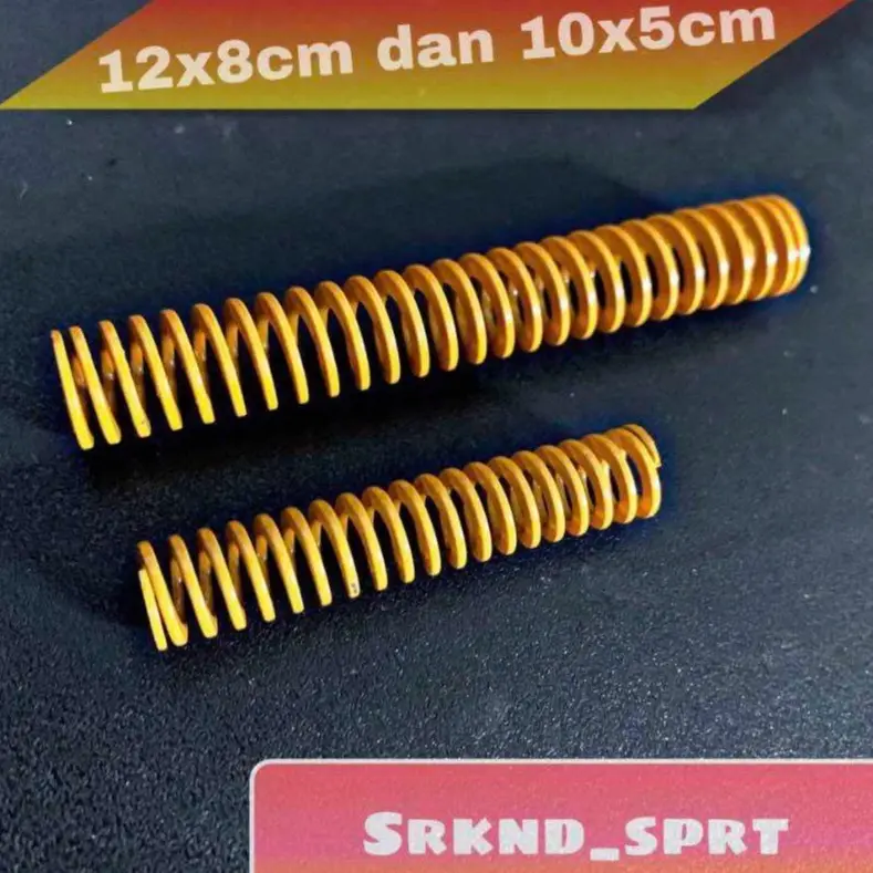 Per sepasang per pcp kuning OD 12x8cm dan per valve OD 10x5cm