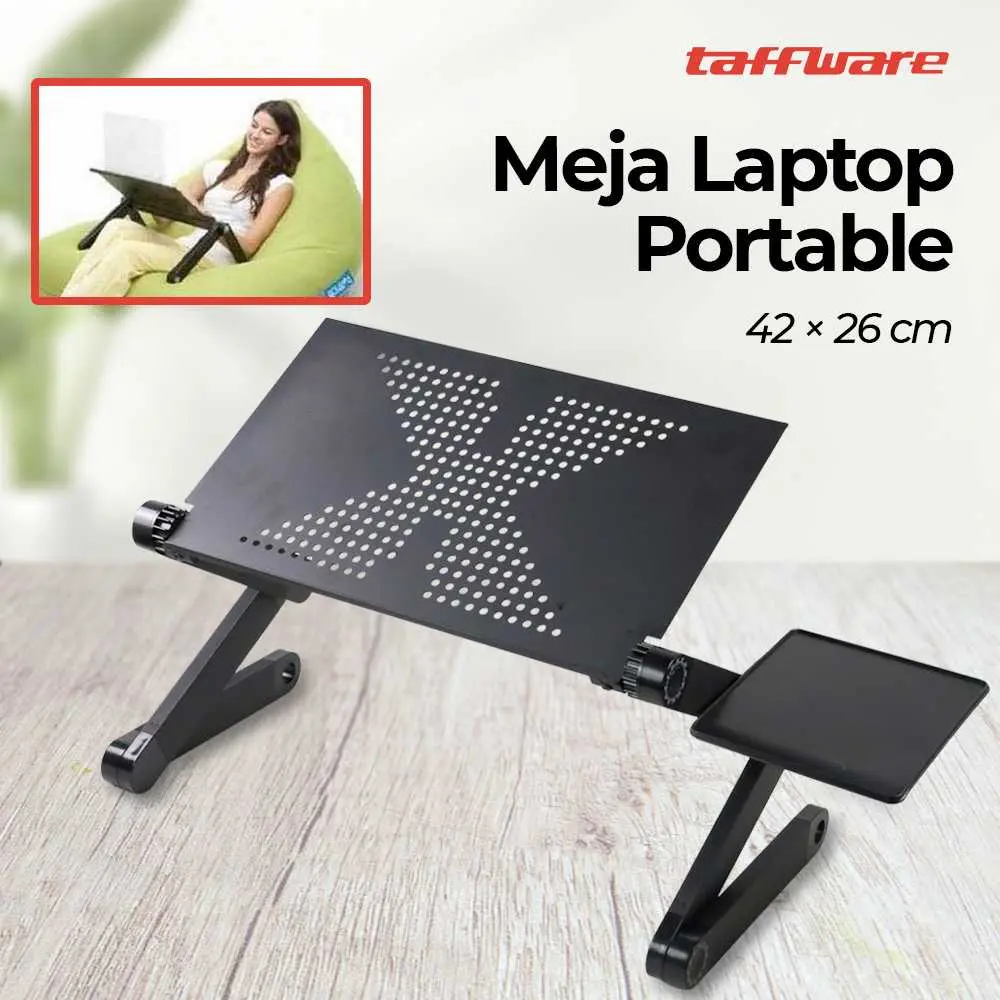 Taffware Meja Laptop Portable Table Length 42 x 26cm - Z19
