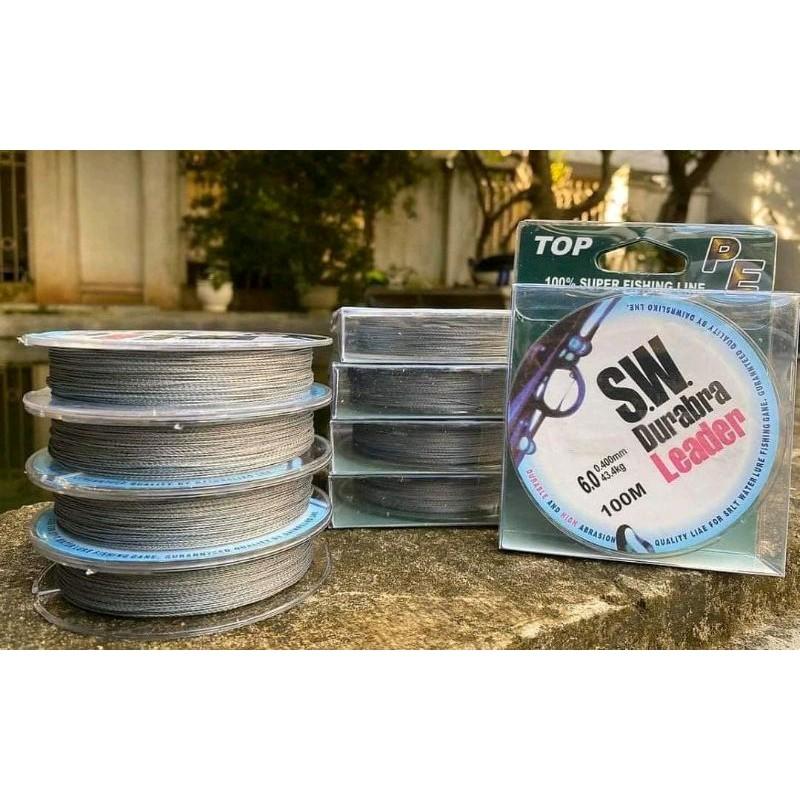 Dây Dù Câu cá Daiwa Leader SW 100m siêu bền Bắt Cá Đi Câu Fishing