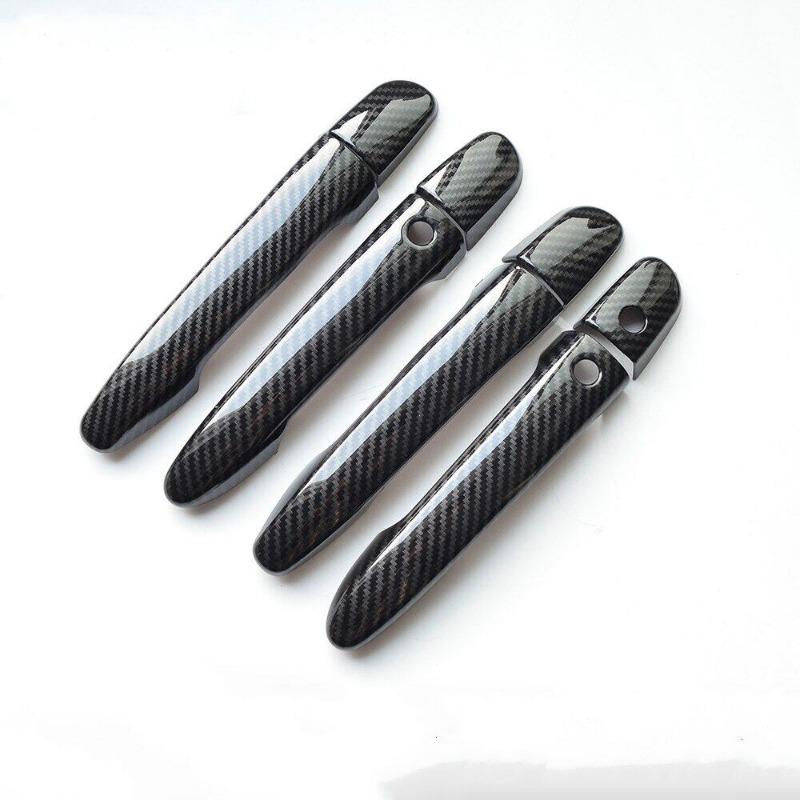 Product Introduction of 8Pcs Carbon Fiber Chrome Car Door Handle Frame Panel Cover Trim ABS Sticker Styling Accessories For Mazda 2 Demio 3 6 CX3 CX5 CX8 CX9 LHD & RHD 2