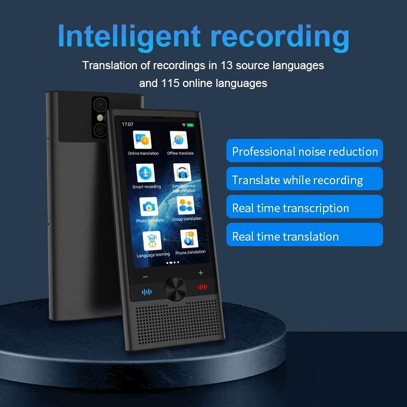 Product Introduction of Latham S10 Voice Translator 4G Network Chat GPT Multi-Language Intelligent Real-time Translation Device for Global Travel Learner 2