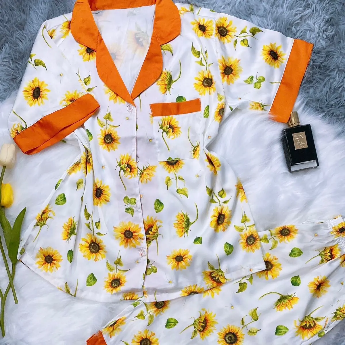 [FREESHIP <60kg] Set đồ lụa Latin quần lững đủ màu sắc hoa văn Nữ Women Áo