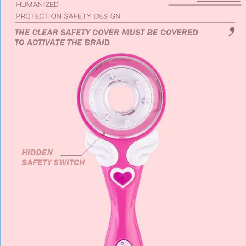 Product Introduction of Local ShipPlay House kids Toy Fashion Braided Hair Machine Automatic Hair Braiding Tool Electric Hair Braider GirlsDIY 30