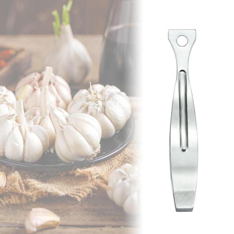 Garlic Peeling Onion Peeler Tool Cooking Accessories Stainless Steel Feather Plucking Device 6