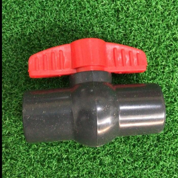 Gambar Stop kran air Murah 1/2 CS- Ballvalve 0.5 in Ball Valve PVC i21 dari Dunia Acc shop Kota Administrasi Jakarta Utara Tokopedia