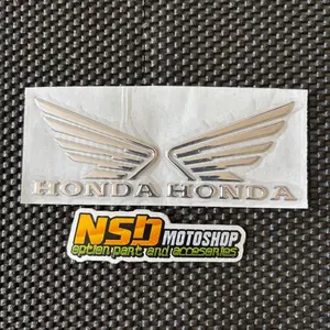Emblem Sayap Honda Bahan Model Original Sepasang