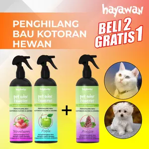 Paket Hemat Penghilang Bau Kencing Kucing Anjing 250ML / Pet Odor Remover Spray / Litter Box / Pasir Kucing / Kucing / Anjing / Cat Dog / CatDog / Cat