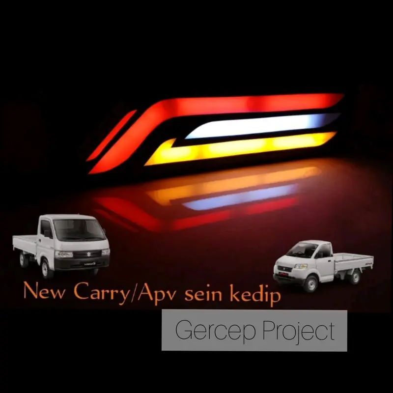 Lampu Rem Led Sein Kedip Mobil Pick Up Stoplamp Motif Variasi APV New Carry Granmax Isuzu T120ss Futura L300 Car Kabel 5
