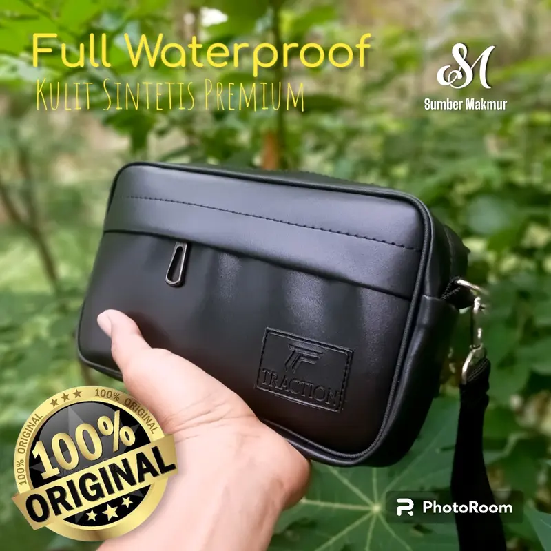 Clutch Pria Original Traction Kulit Sintetis Handbag Pria Waterproof Exclusive 0