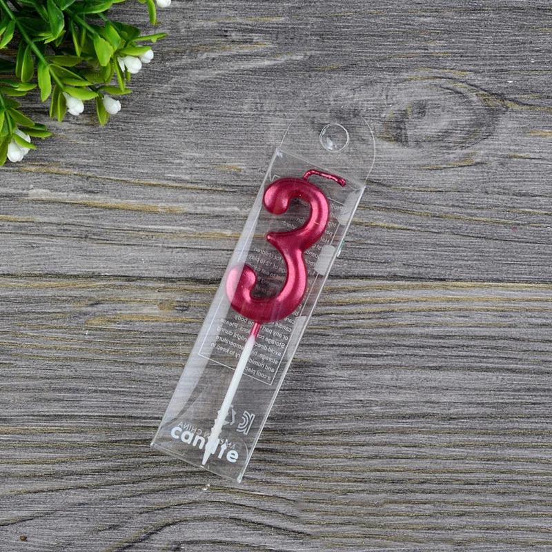 Product Introduction of Number Candles Black Red Number 0-9 Birthday Smokeless Candles Cake Candles Festive Party Decor Birthday Party Cake Decoration 13