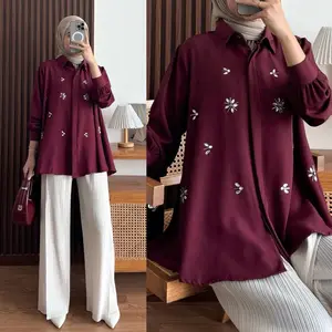 KINAYA PAYET BLOUSE SHAKILLA KEMEJA ATASAN WANITA