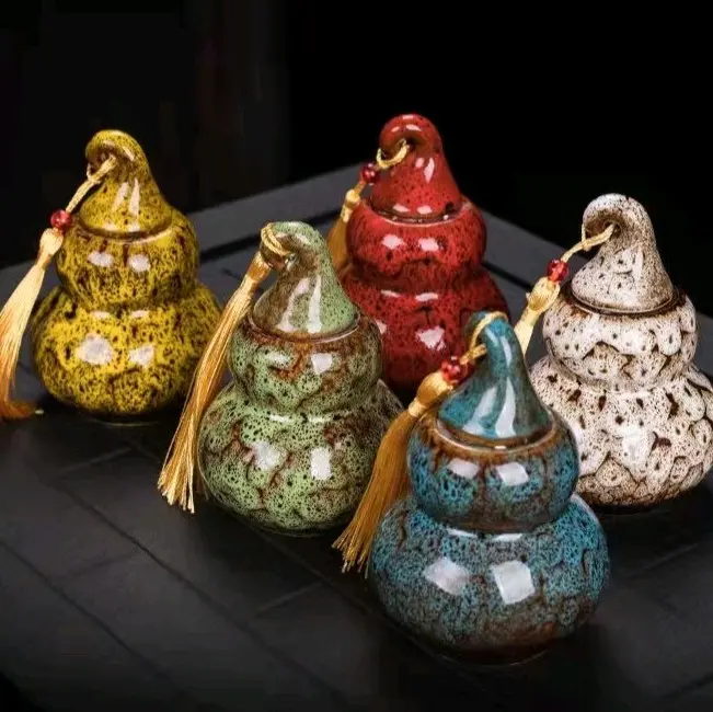 Bình hồ lô gốm sứ phong thủy hàng đẹp