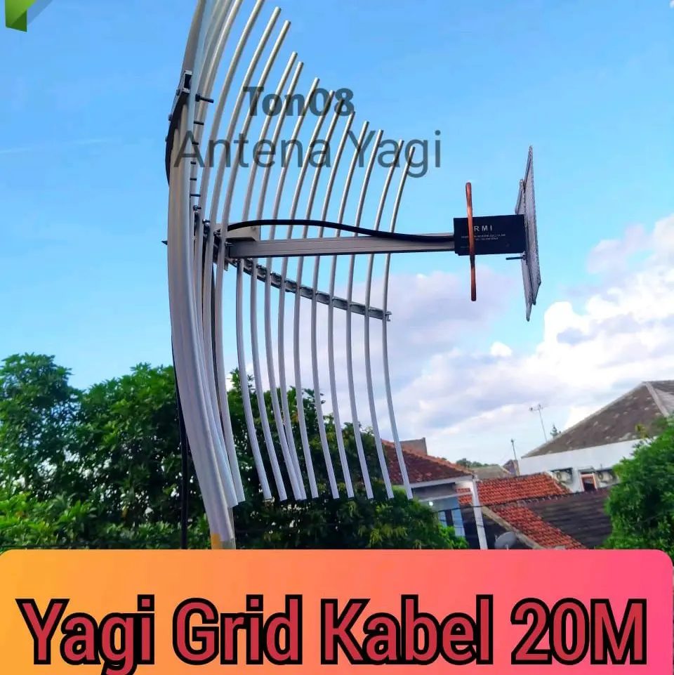 ANTENA YAGI GRID MODEM,MIFI,ROUTER,HP( KABEL 20M) 3G 4G Penstabil