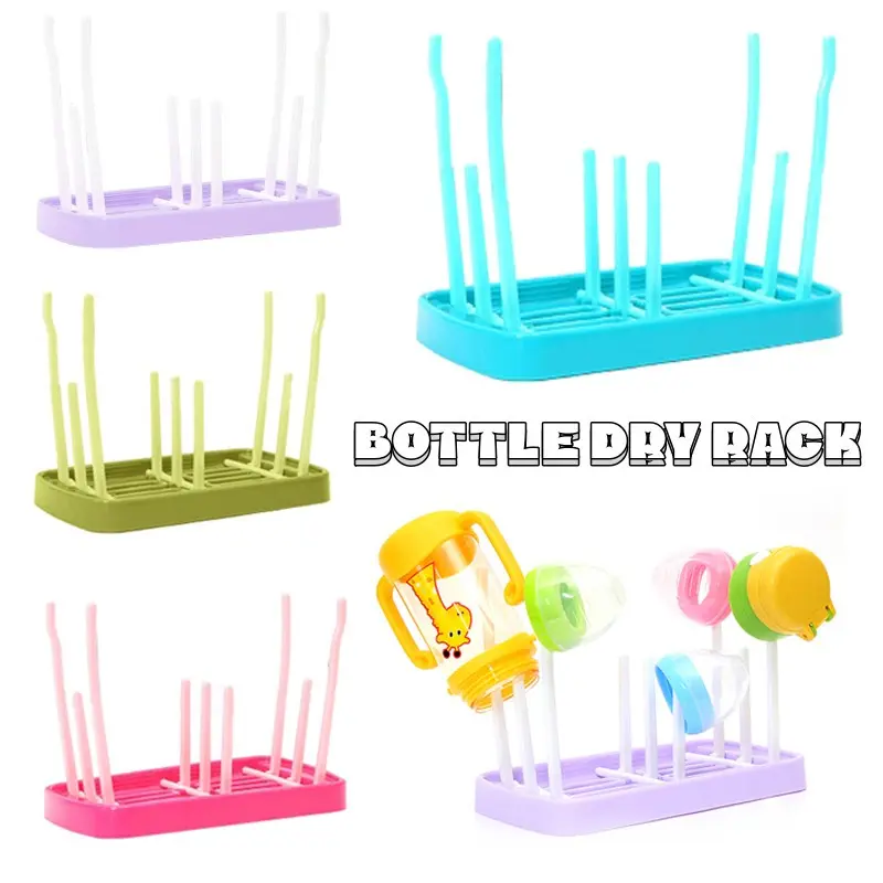 Baby Bottle Drying Racks Portable Multi Function Baby Feeding Bottle Drying Rack Shelf Cup Holder Drying Rack Cup Holder