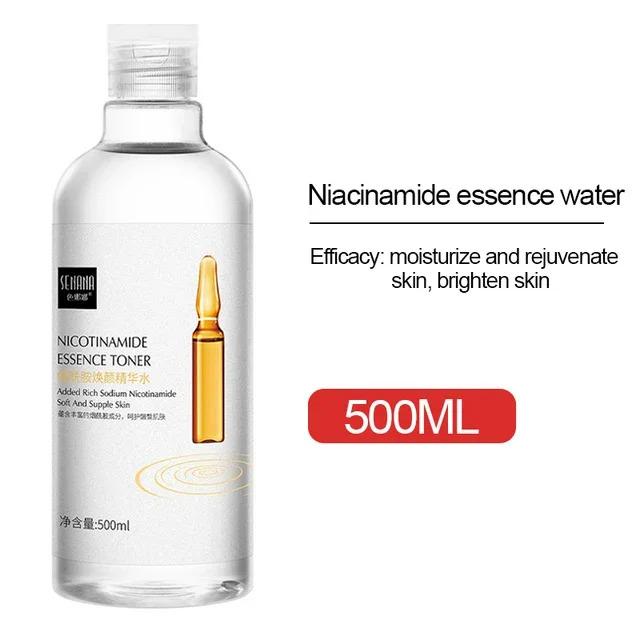500ml  Large Capacity Essence Water Niacinamide Improve Dull Hyaluronic Acid Moisturize Dry Skin Facial Beauty Care Toner 8