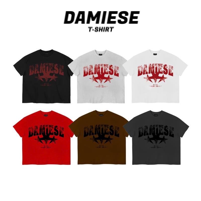 ÁO THUN BOXY "DAMIESE SPECIAL SHOW" COTTON 260GSM Cổ Tròn Unisex