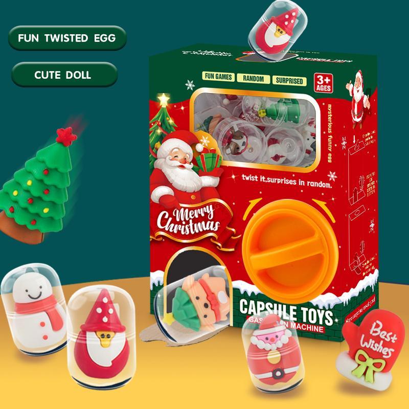 Cartoon Shape Capsule Toy, 1 Box Egg Twisting Machine, Cardboard Box Gift, Blind Box Machines with Random Capsule Toys Egg 5