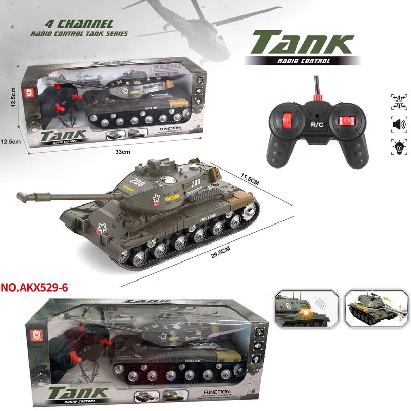 Đồ Chơi Xe Tăng Điều Khiển Từ Xa – Xe OTO Xe Tăng Chiến Đấu – Model AKX529-6