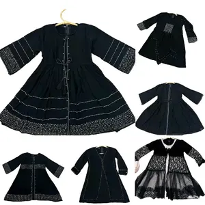 Abaya Gamis Hitam Maxy Dress Fashion Muslim Busana Wanita Anak Baby Kids Turkey Murah Nyaman Dubai Bordir Kombinasi Mewah Renda Simple Panjang Syari