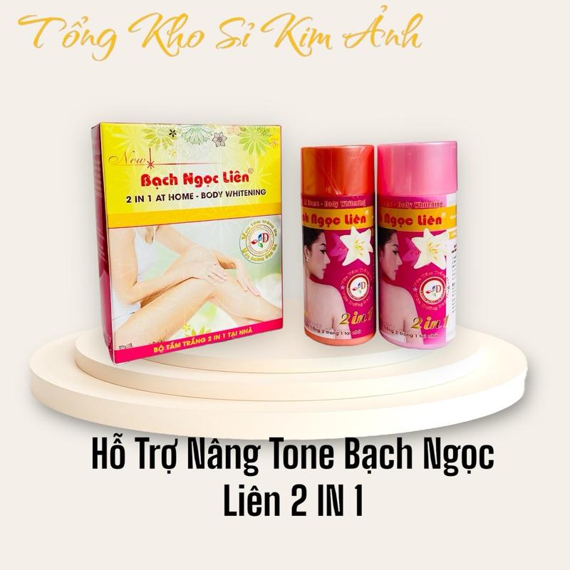 TẮM TRẮNG BẠCH NGỌC LIÊN 2 IN 1 ( chai )