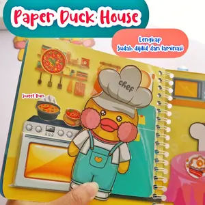 Paper Duck House Book Rumah Bebek Mainan Edukasi Anak