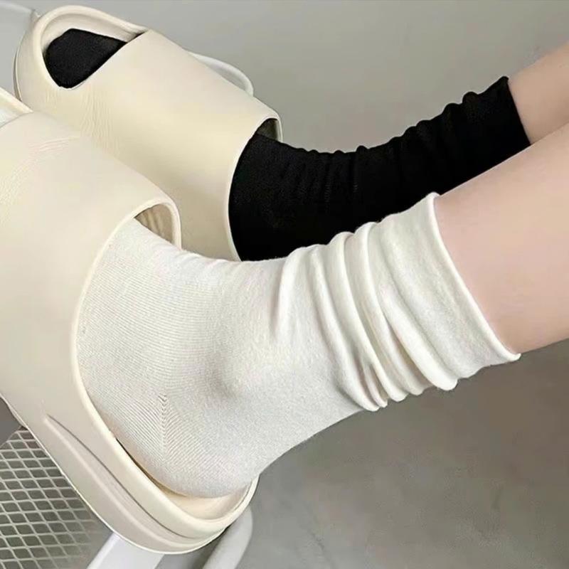 [Sản phẩm tặng] Tất Trơn Hàn Quốc Cổ Cao Kiểu Dáng Basic Tối Giản Chất Liệu Mịn 0