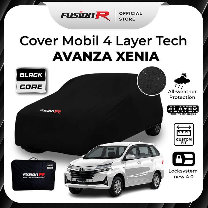 Gambar Fusion R Sarung Cover Mobil Grand Avanza Xenia  Black Core Premium  4 Layer Waterproof Anti Gores UV Protection dari Fusion R Official Kab. Tangerang Tokopedia