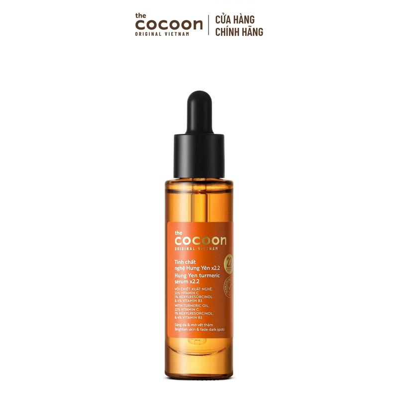Tinh chất nghệ Hưng Yên C22 serum với 22% vitamin C sáng da chuyên sâu & mờ vết thâm Cocoon 30ml