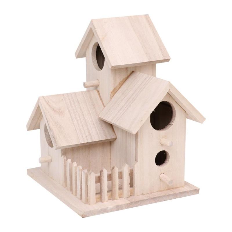 Product Introduction of Garden Decoration Creative Villa-Style Birdhouse Weatherproof Eco-friendly Bird's Small Hot Nest Durable Hanging Small Bird Breeding Box Outdoors 11
