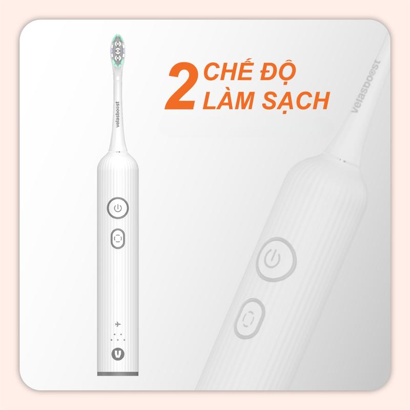 Product Introduction of Bàn chải điện velasboost NEO HYBRID 1, Kháng nước IPX7, Công nghệ rung và xoay kết hợp, Pin tới 30 ngày, Bảo hành lỗi 1 đổi 1 20