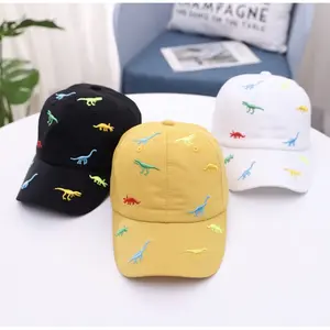 Topi Baseball Anak Dino Bordir Timbul Karakter Dinosaurus
