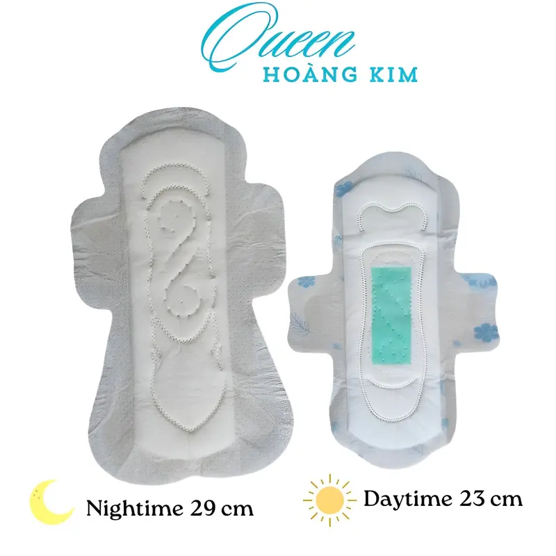 Combo 10 Gói Ban Ngày + 6 Gói Ban Đêm Băng Vệ Sinh karios Hoàng Kim Siêu Tiện Lợi Gói Ban Ngày Miếng Băng Kích Thước 24 Cm Ban Đêm Kích Thước 29 Cm Chất liệu Lưới mềm Nữ Women Tampon băng  vệ veermoon   bang vesinh bvs 3