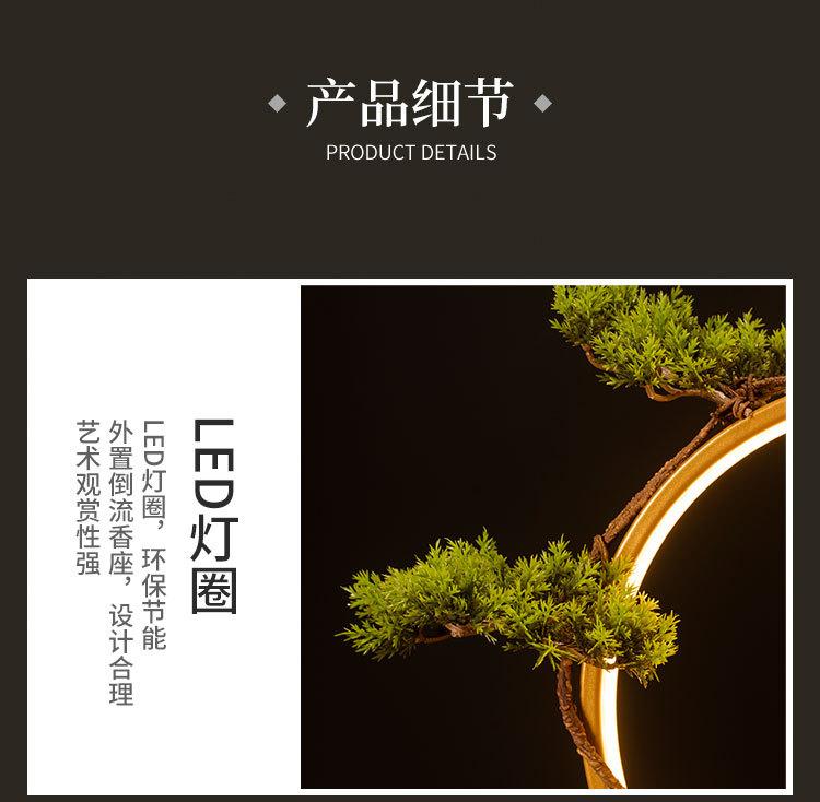 Product Introduction of Lantern circle large ornament Chinese Zen creative living room foyer office opening gift giving desktop home decoration gift 15