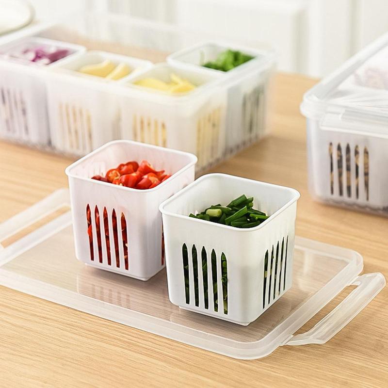 Product Introduction of Onion, Ginger And Garlic Storage Box Refrigerator Crisper Box Onion Storage Special Kitchen T7K4 32