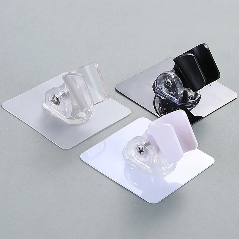 NEW 90° Adjustable Shower Head Holder Shower Bracket Wall Mount Self Adhesive Bracket Portable Bathroom Accessories