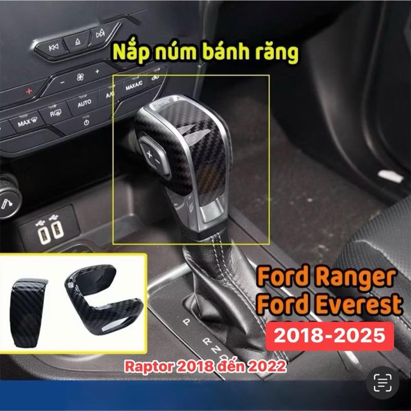 Ốp Carbon Cần Số Cho Ford Everest Ford Ranger - Chất Liệu Cao Cấp Chống Trầy Xước Chịu Nhiệt Độ Cao Nội Thất