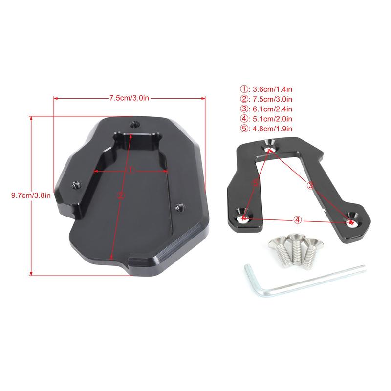 Suitable for Honda CRF1100L ADV 2019-2021 Africa Twin Cylinder Modified Widened Anti-Slip Side Stand Enlarged Seat 5