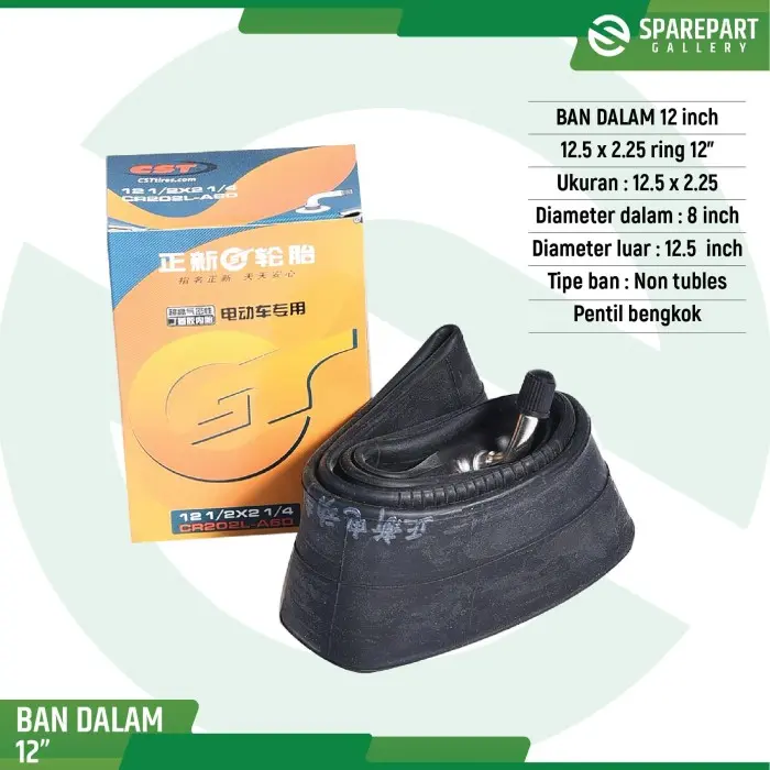 Ban dalam 12inch (12,5x2.25) ring 12"