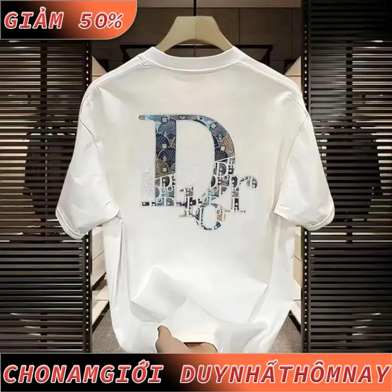Áo Thun ngắn Tay Cotton Nguyên Chất Chính Hãng Dành Cho Nam Giới, Thương Hiệu Hợp Xu Hướng Xu Hướng Mới Mùa Hè 2025, Áo Thun Dễ Phối Đồ Thường Ngày Thể Thao Ngầu Hàng Đầu