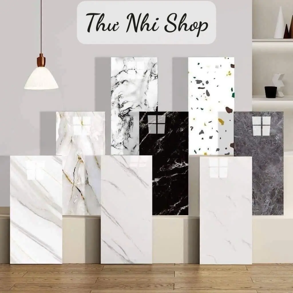 Miếng xốp dán tường giả đá phủ PVC có sẵn keo kích thước 60x30cm