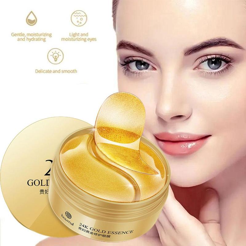 Product Introduction of 24K G60pcs Seaweed Eye Mask Collagen Hydrating Remove Dark Circles For Skincare Starter Face L0G2 Chamomile Moisturizer Hydrate Moisture 22