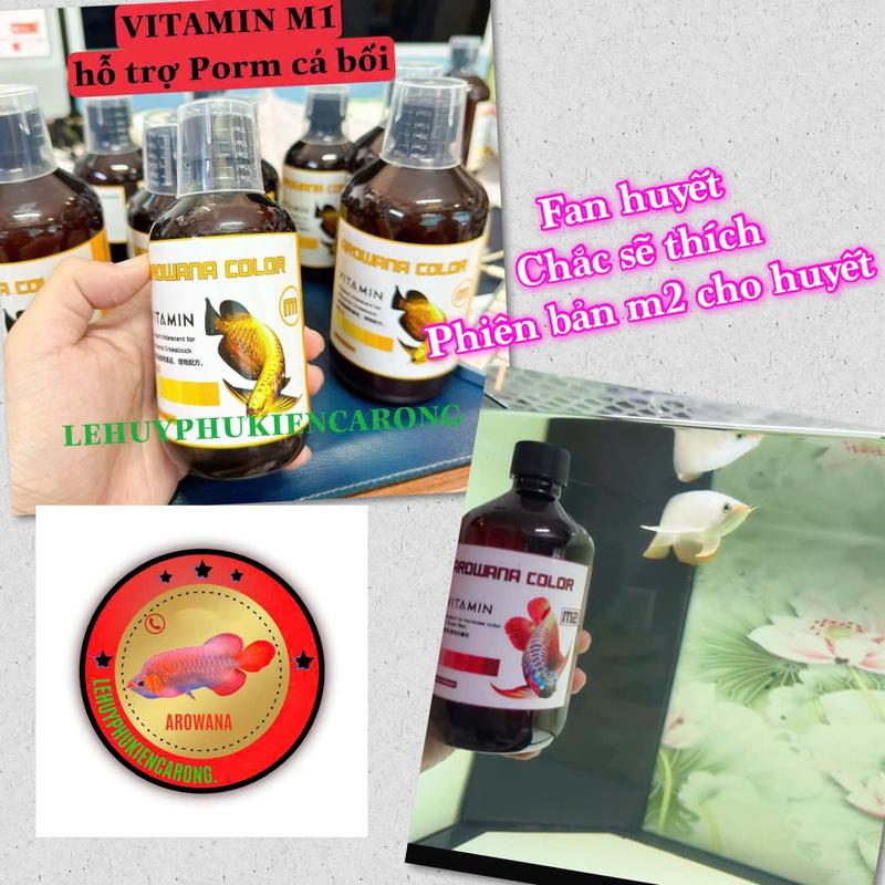 Vitamin M1 M2 Hỗ Trợ Pom Cá Rồng Bối Và Huyết Long