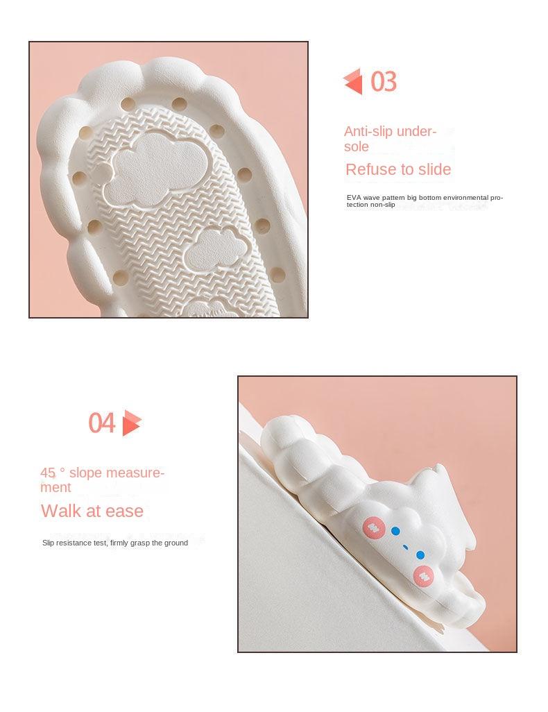 Product Introduction of Girls' Four Seasons Children's Slippers 2025 New Parent-Child Sandals Outdoor Wear Cartoon Cute Slippers Boys 8