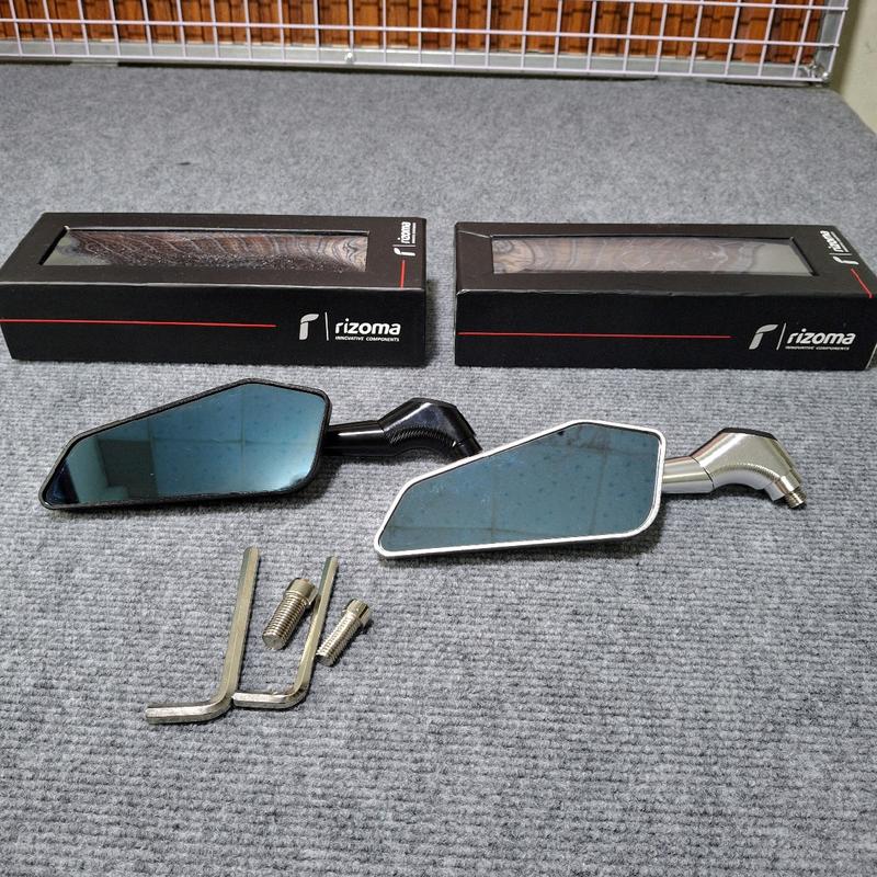  Kính Xe Máy Rizoma 744 Chân Ngắn full nhôm CNC  lưu ý kính bên trái ko có bên phải  Phụ Kiện Phụ Tùng 