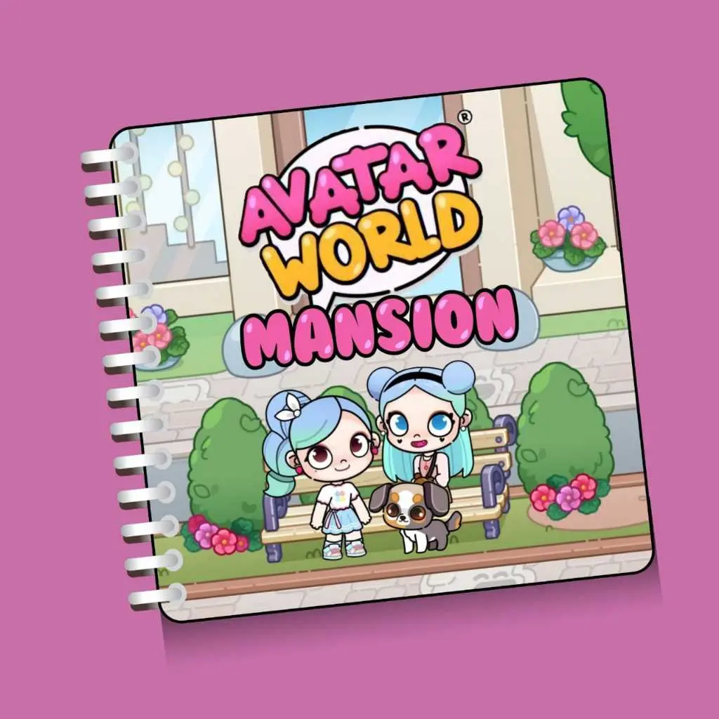 Avatar World Mansion Paper Doll Quiet Book Mainan Anak Bongkar Pasang Avatar World
