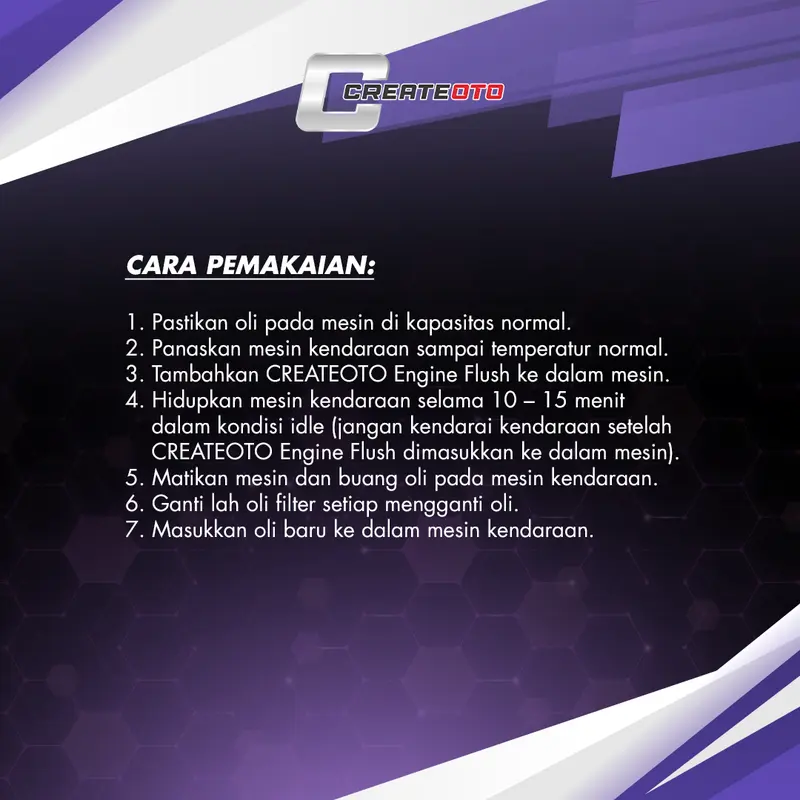 CREATEOTO ENGINE FLUSH dengan UCT Car Kendaraan 2